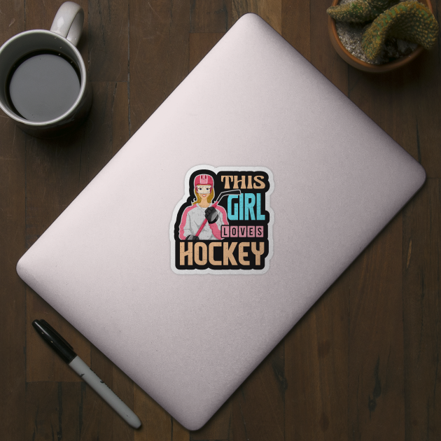 Funny, Unique Hockey Shirt for Girls, Women, and Teens by bamalife